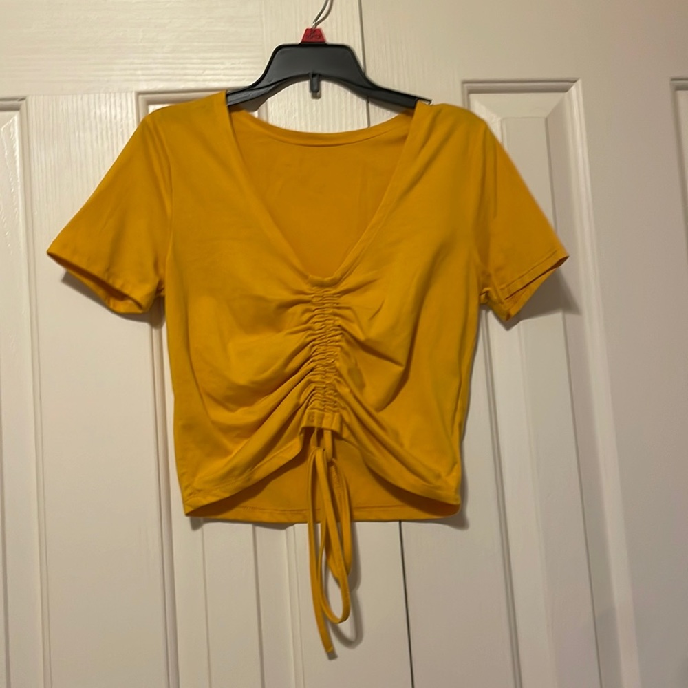 Orange Crop top